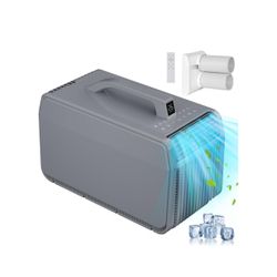 Portable Air Conditioner, 5460BTU Fast Cooling Outdoor Air Conditioner, 600W Power Consumption Tent Air Conditioner, Used with Camping, Outdoor Barbec