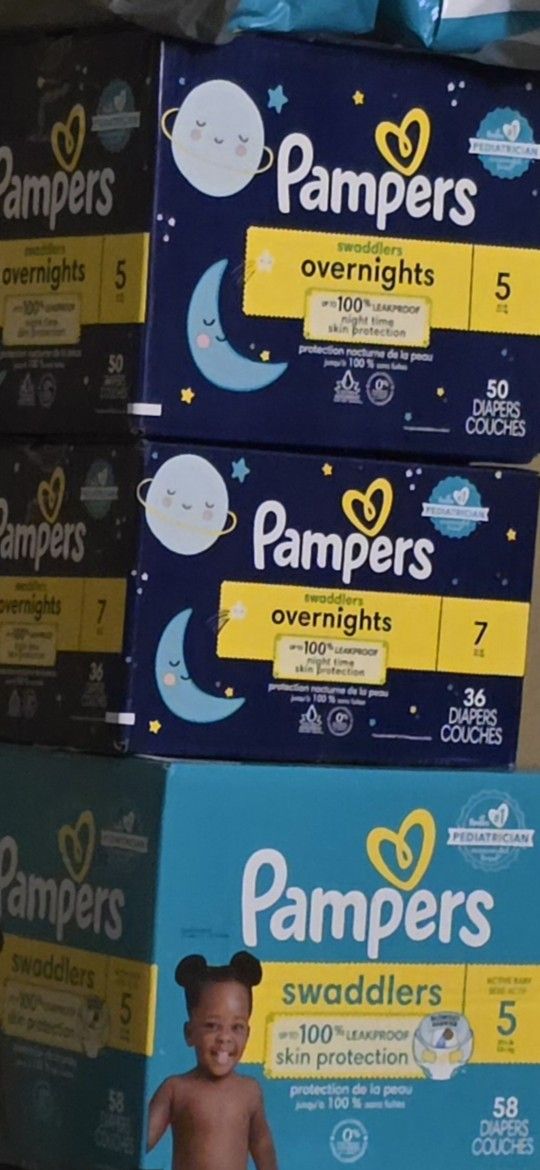 Pampers $22 A Box Size 5