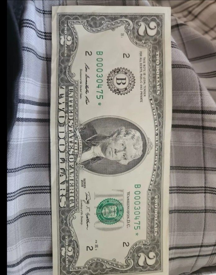 2009 Two Dollar Star Note