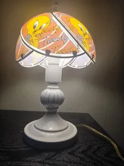 Vintage Dale Tiffany Looney Tunes Tweety Bird Lamp