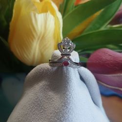 MOISSANITE BRIDAL SET