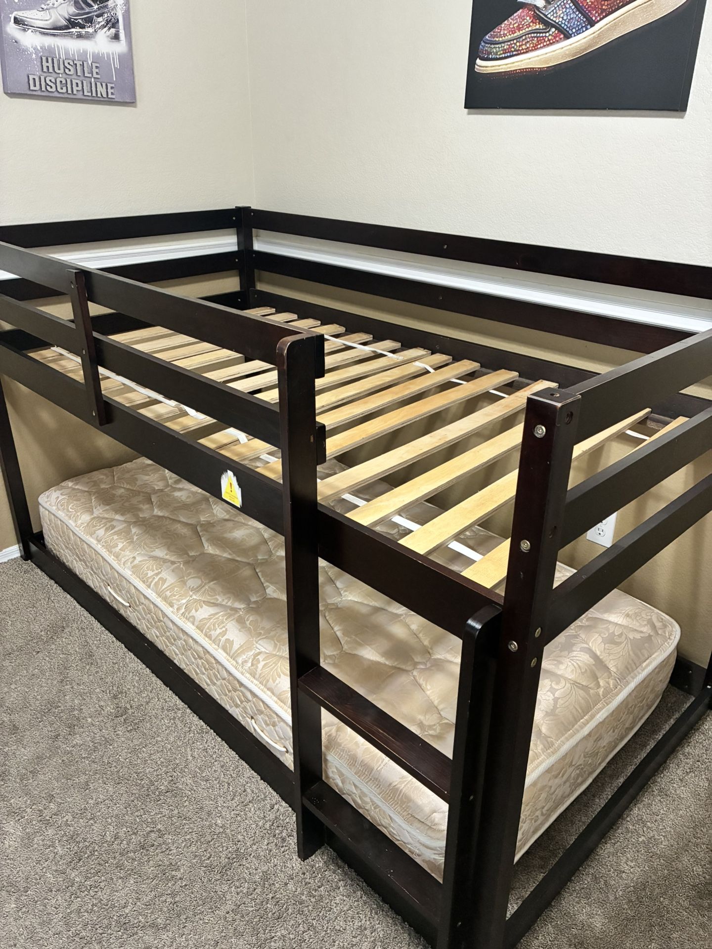 Kids Twin Loft Bunk Bed
