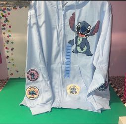 Disney Women’s Stitch Zip-up Jacket  Size L  XL NEW