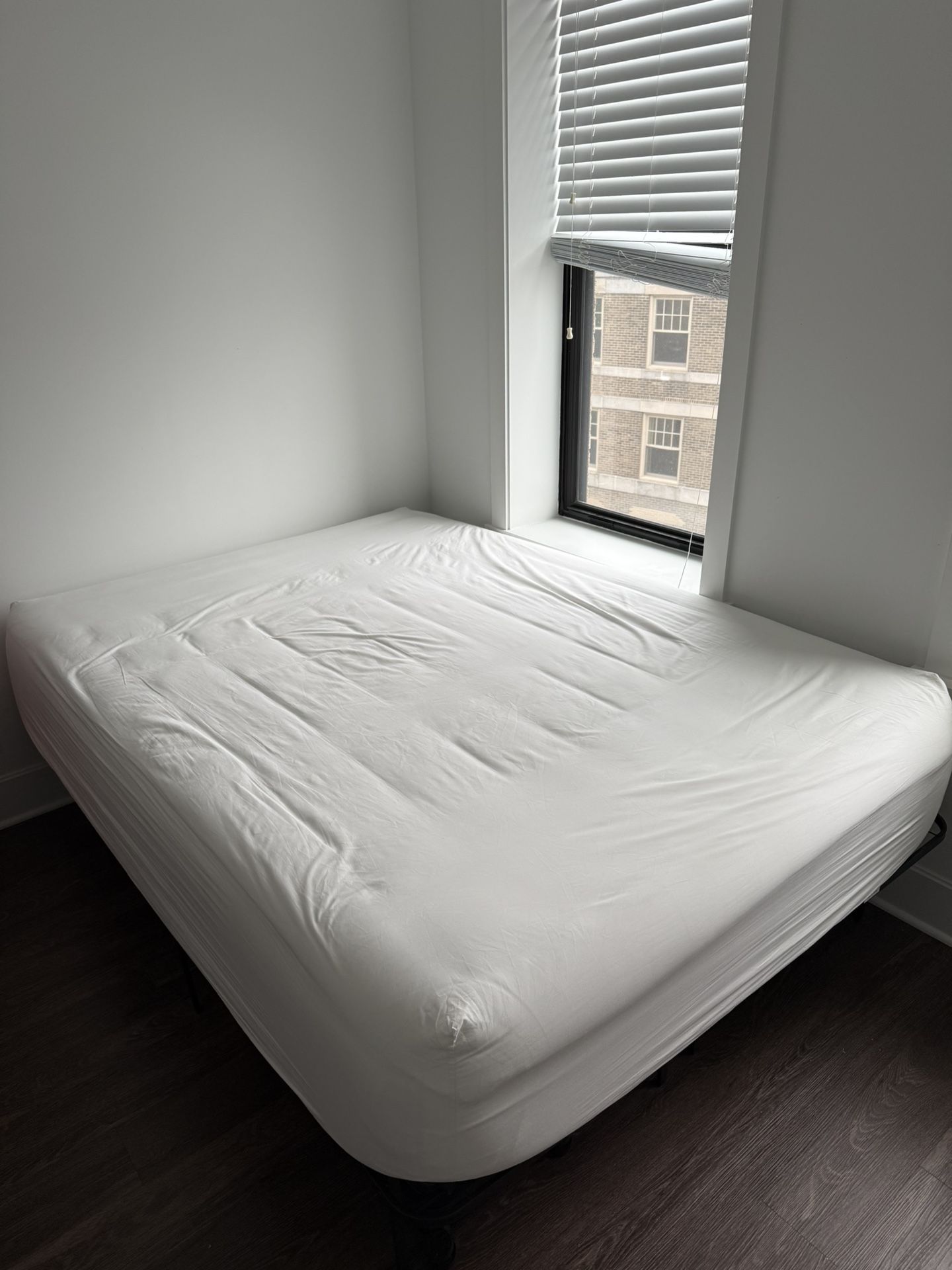 Queen Mattress And Foldable Bed Frame