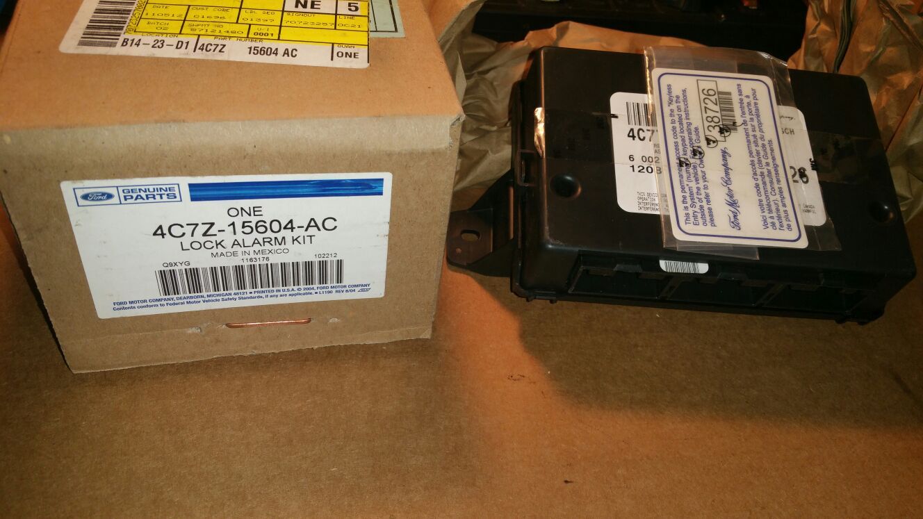 Price Drop, available Homewood or Manteno, IL FORD Excursion, F250, F350, Super Duty. Vehicle Security Module. NEW,NIB, Nos, Ford Oem