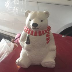 Coca-Cola Holiday Bear Cookie Jar