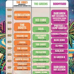 Cali Vibes GA Sunday Ticket - Ice Cube The Roots Rebelution