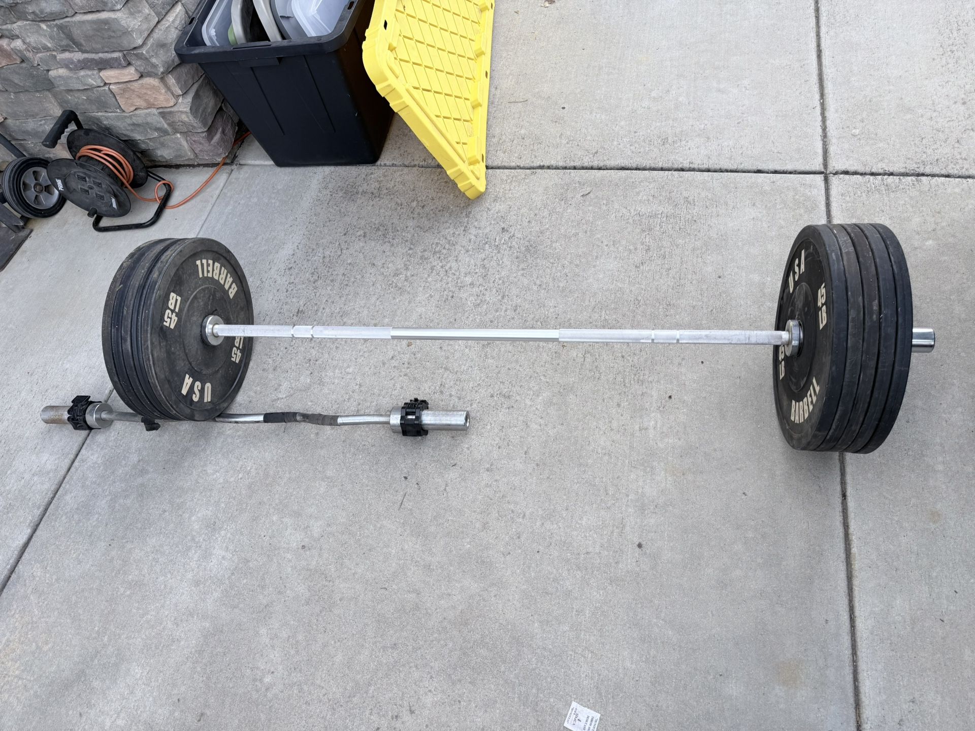 10 Fake Weights Cross Fit Bumper Plates 10lbs (Says 45lbs)