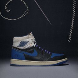 Jordan 1 Union Fragment (royal) Size 9.5, 11