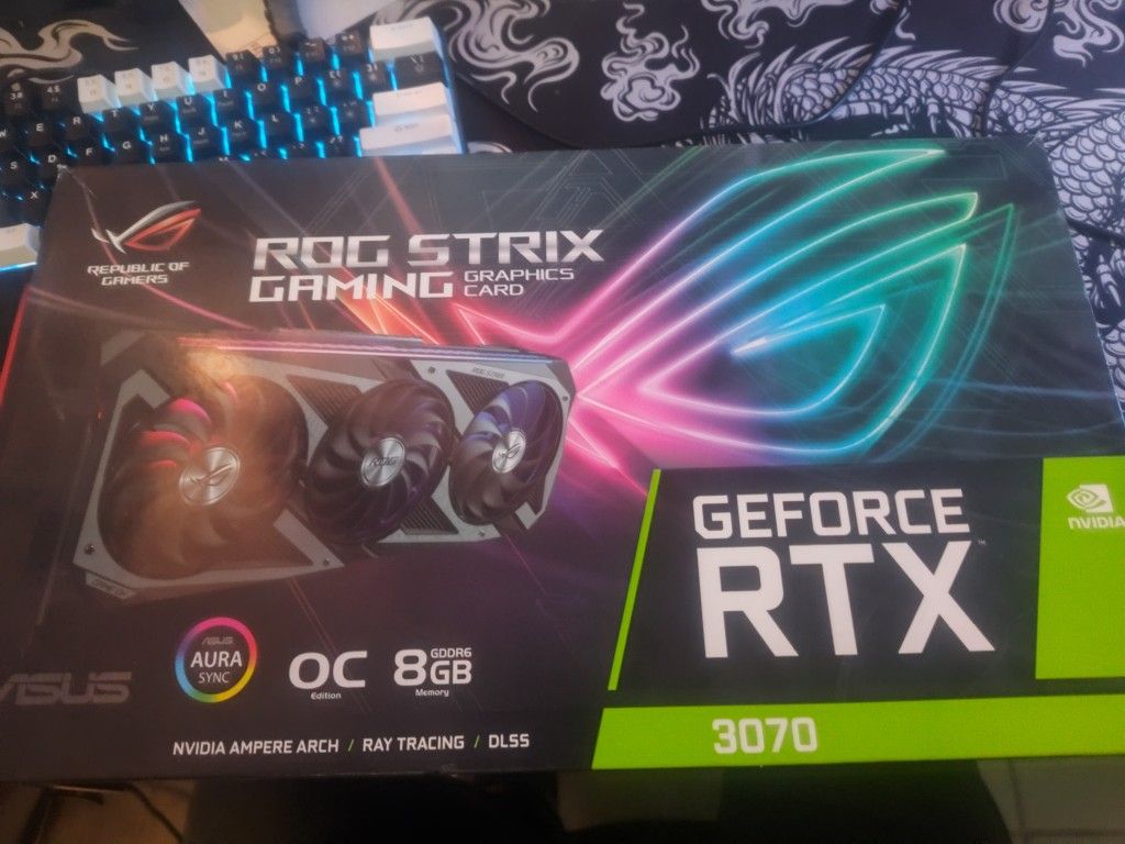 GeForce ROG Strix 3070 Graphics Card