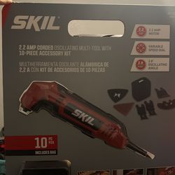 Skil Multi Tool With 10 Piece Accessory Kit