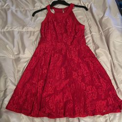 NWOT Little red lace Cocktail Dress