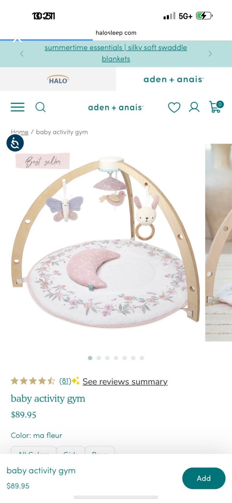 baby activity gym