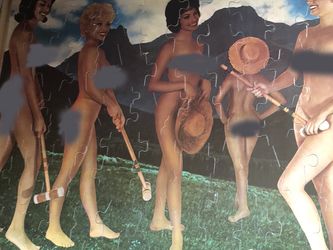 Vintage jigsaw puzzle