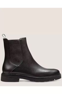 Stuart Weitzman Dylan Chelsea Bootie (Black; Size 8.5)
