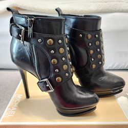 Michael Kors Booties, Black boots, Stilleto Boots, Women's Shoes,  Size 6 1/2
