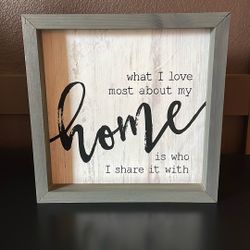 Wooden Sign