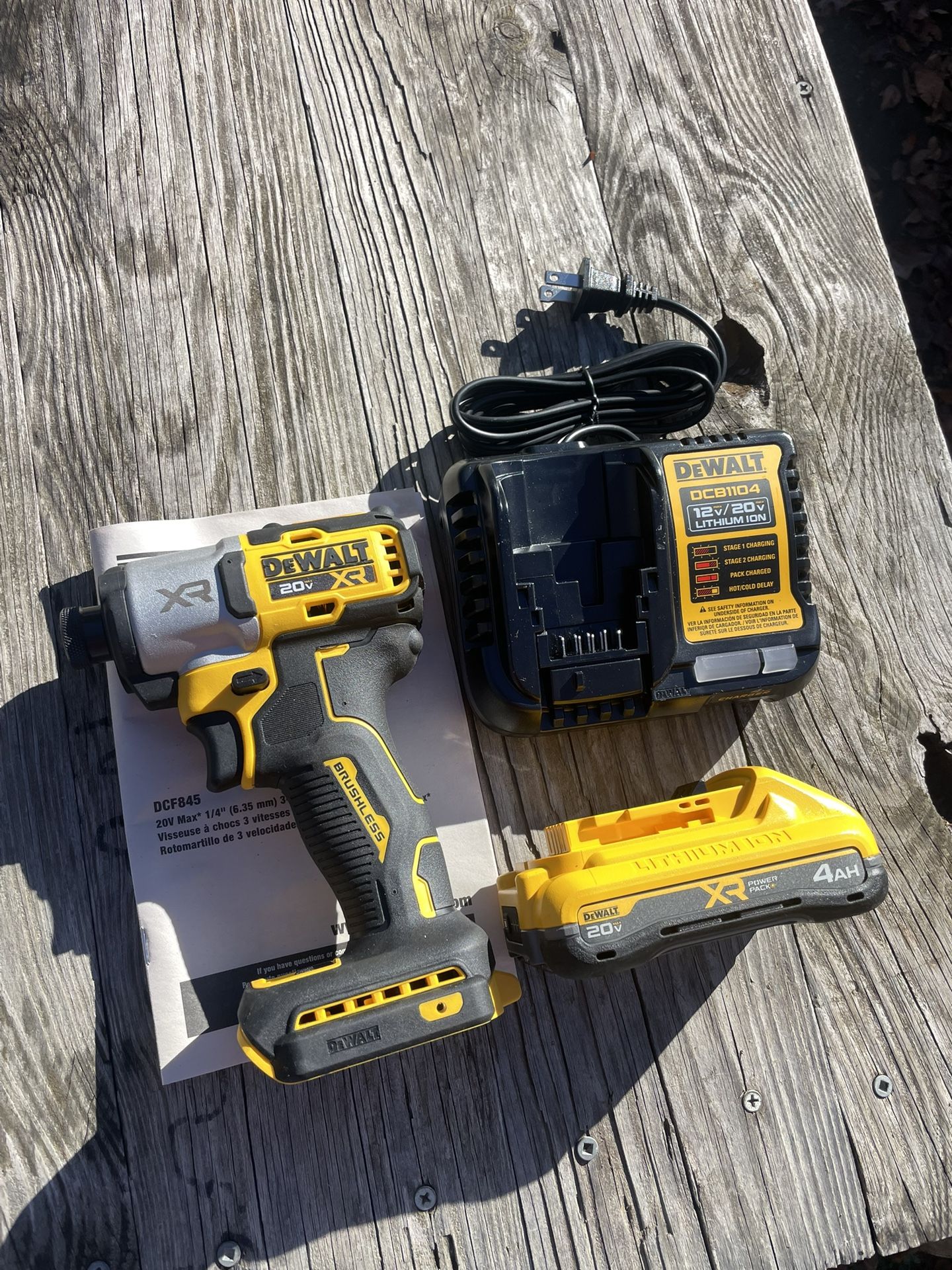 New DeWalt XR Impact Set