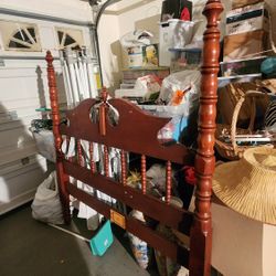 Davis Cabinet Company Headboard And Footboard Antique Vintage