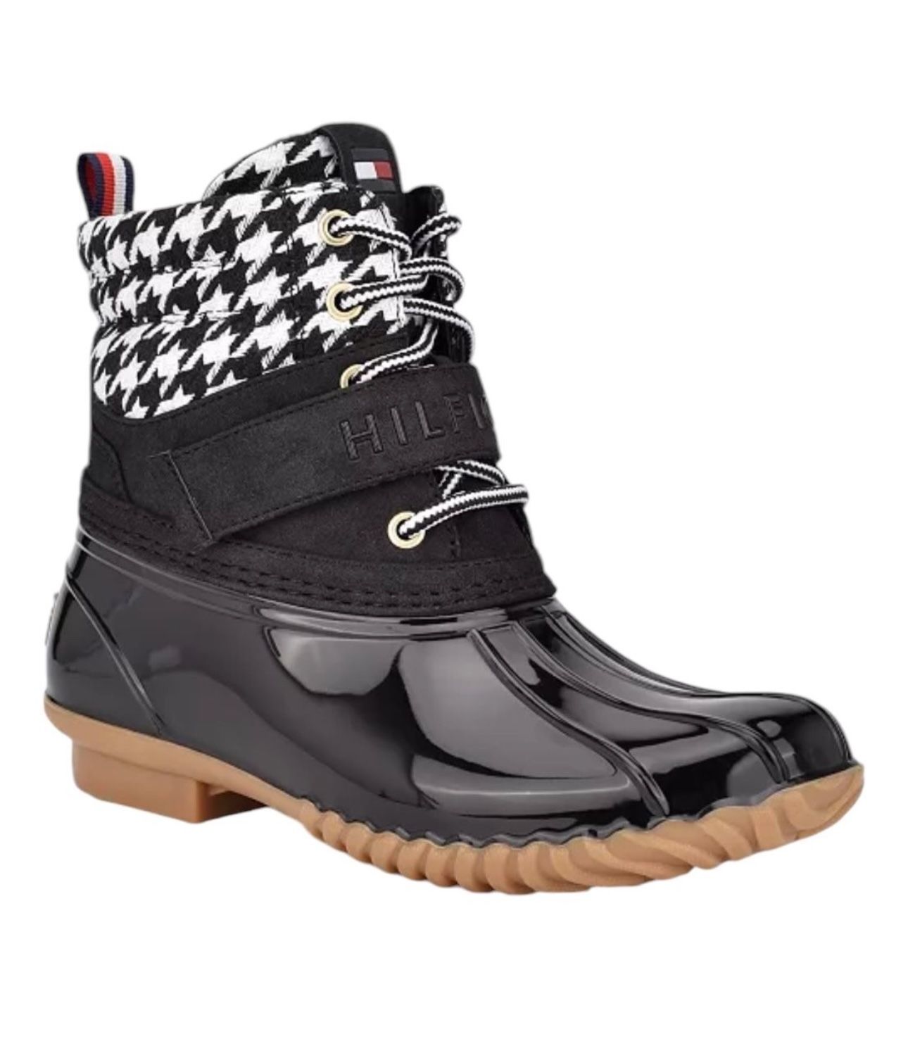 NIB Tommy Hilfiger's Huski rain boots. Black 8
