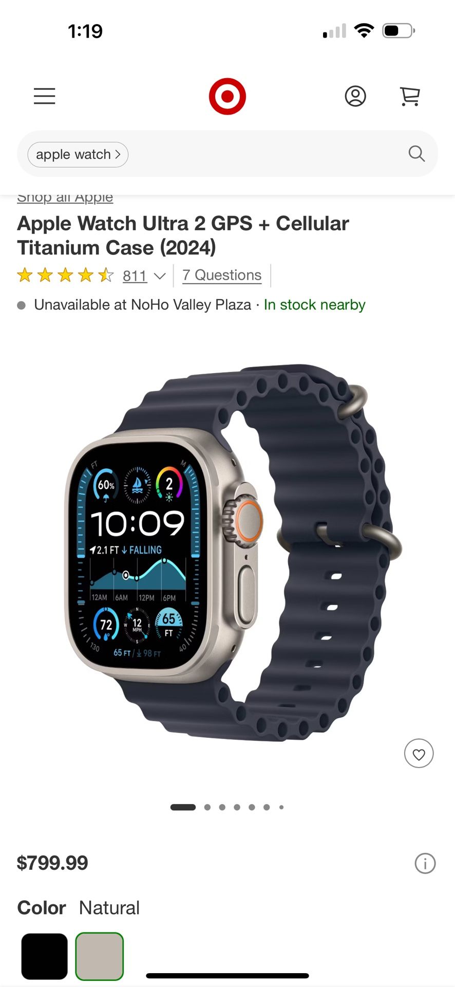 Apple Watch Series 10 Ultra2 GPS + LTE 49mm