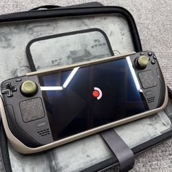 Valve Steam Deck 1TB OLED Black Handheld Gaming Console With Extras