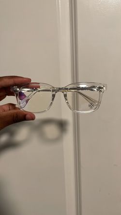 Chrome heart glasses