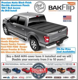 BAK MX4 Hard Folding Tonneau Covers Ram Silverado F150 Ridgeline