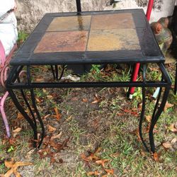 Two Side Tables Of Italian/ Hispanic Design