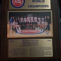 ORIGINAL 1989 PISTOLS WORLD CHAMPION PLAQUE