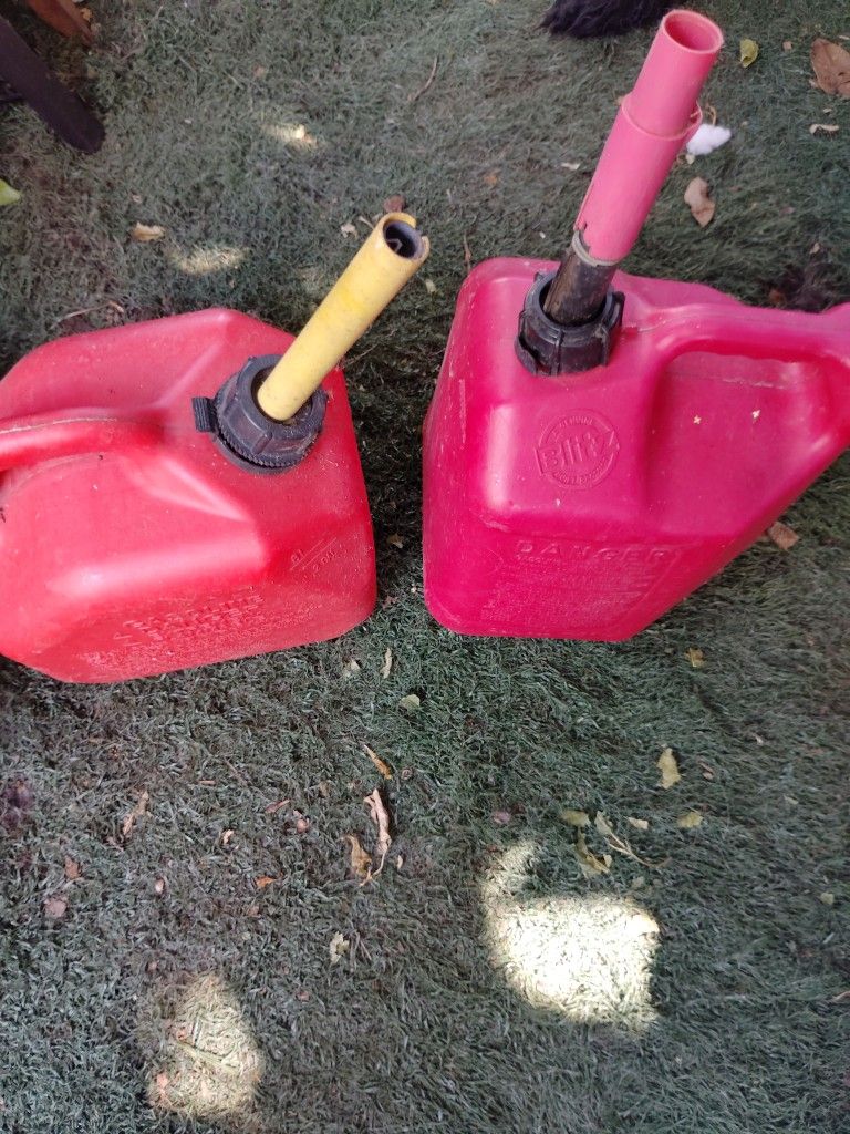 2 Gallon Gas Cans Camping N Boating