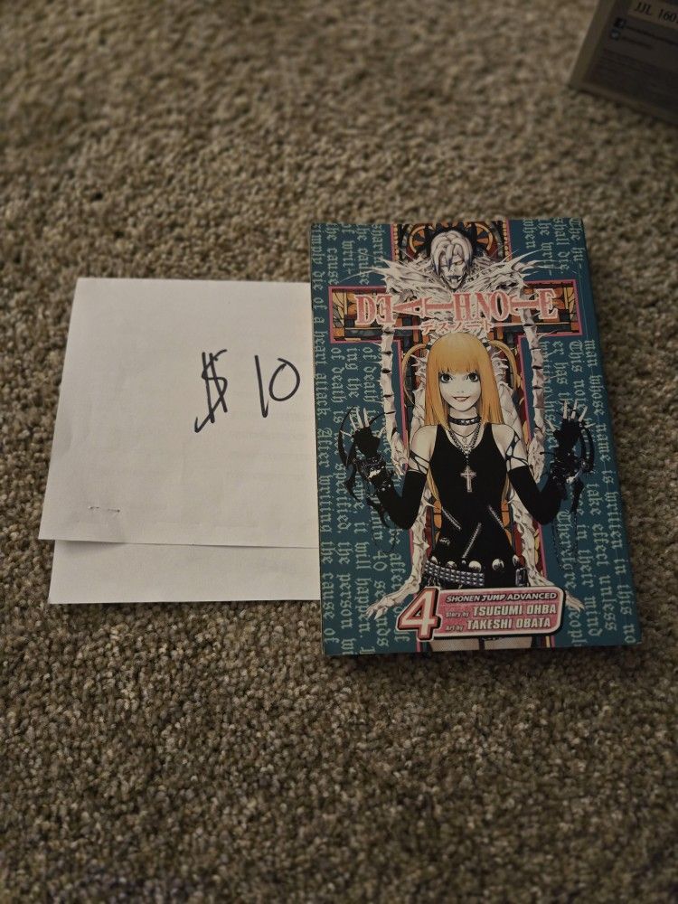 Death Note Volume 4 Tsugumi Ohba Manga English Shonen Jump Advanced 2003