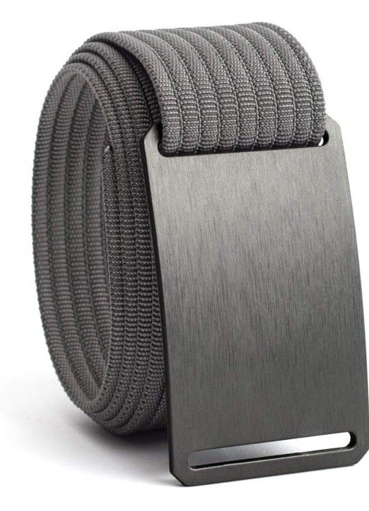 GRIP6 Classic Belt - 1.5-Inch Adjustable Nylon Belts - Versatile Lifestyle and Tactical Belt for Men and Women - Made in the USA (Gunmetal)