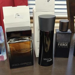 D& G The One, Armani Code, D&G King N Others