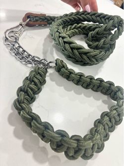 LARGE DOGS HEAVY DUTY LEASH AND COLLAR