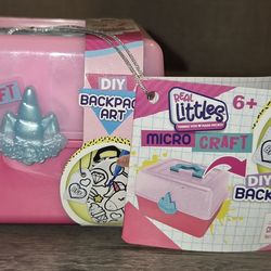Real Littles Micro Craft Pink DIY Backpack Art Kit New Sealed