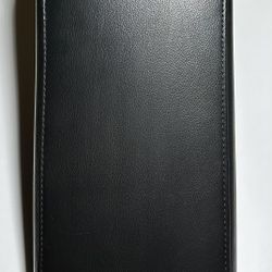 2013 Ford Flex Armrest/Center Console Lid Black Leather Black Stitch COVER ONLY