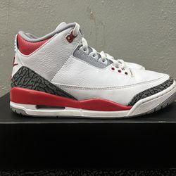 Jordan 3 Fire Red Sz 9.5