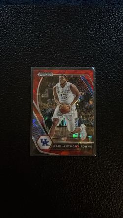 Karl-Anthony Towns Panini Prizm Draft Picks Red Card