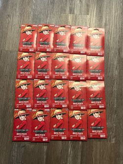 LOT OF 11 One Piece OP-13 Carrying on His Will Sleeved Booster Packs - SEALED