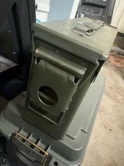 military steel ammunition cans