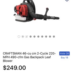 Craftsman Leaf Blower Brand New