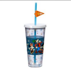 New Disney Tumbler with Straw - Mickey and Friends

