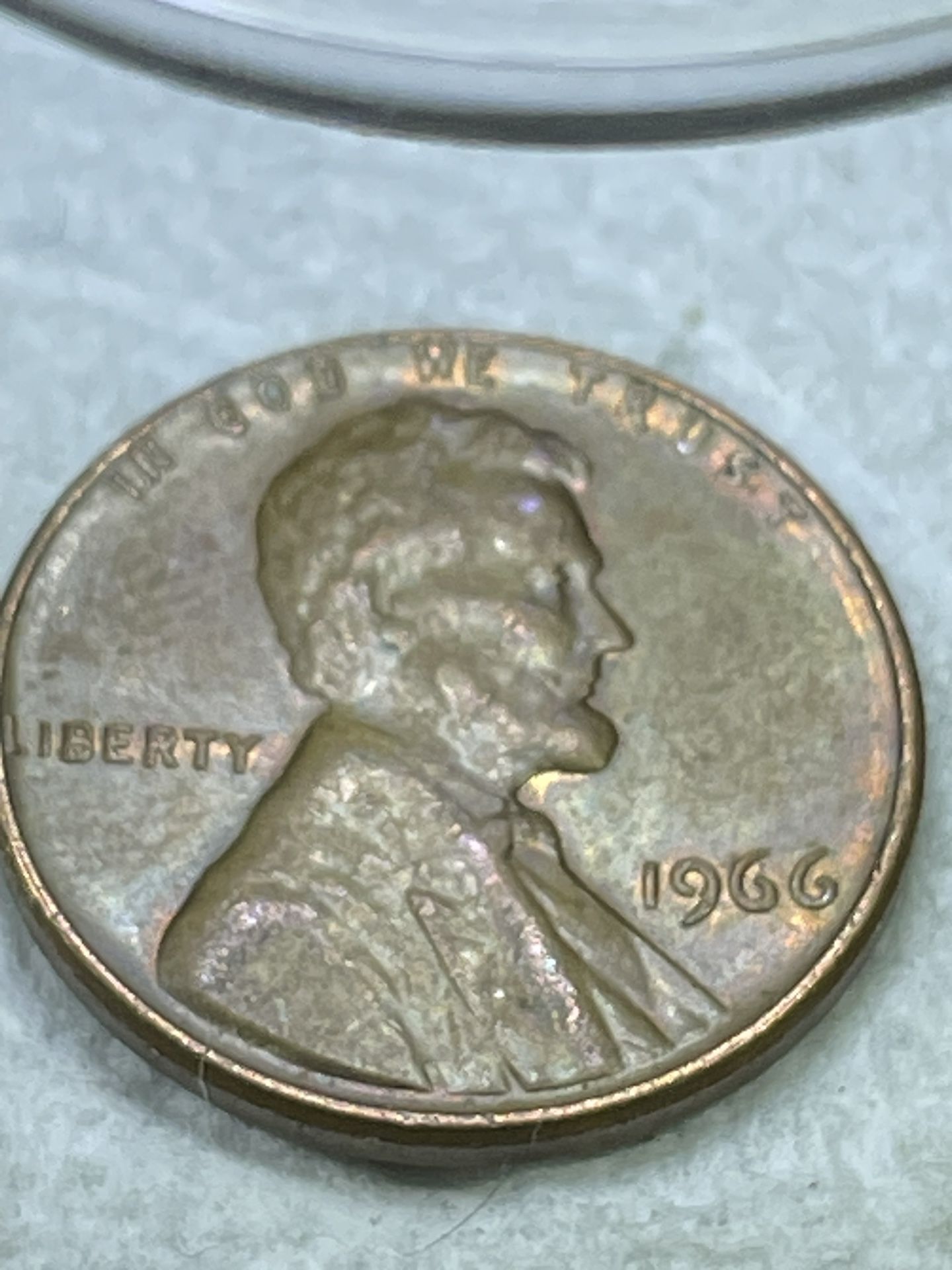 1966 Penny No Mint Mark