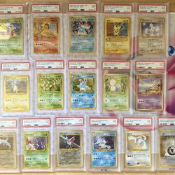 2000 Pokemon Neo Genesis Japanese Holo Rare PSA 9