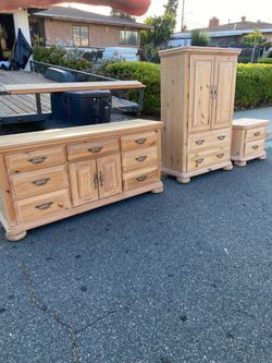 Dresser armoire and nightstand
