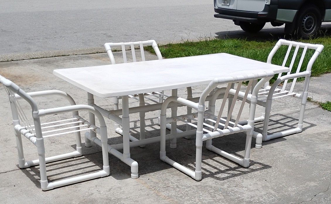 PVC PIPE PATIO/DECK/POOL FURNITURE