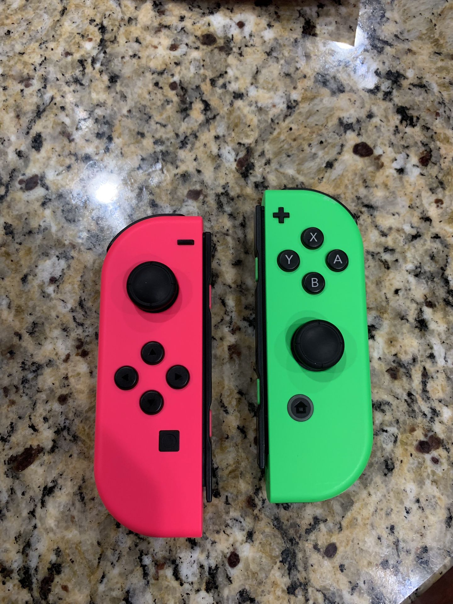 Nintendo Switch Joy-Con Splatoon 2 Controller Pair - Neon Pink/Neon Green