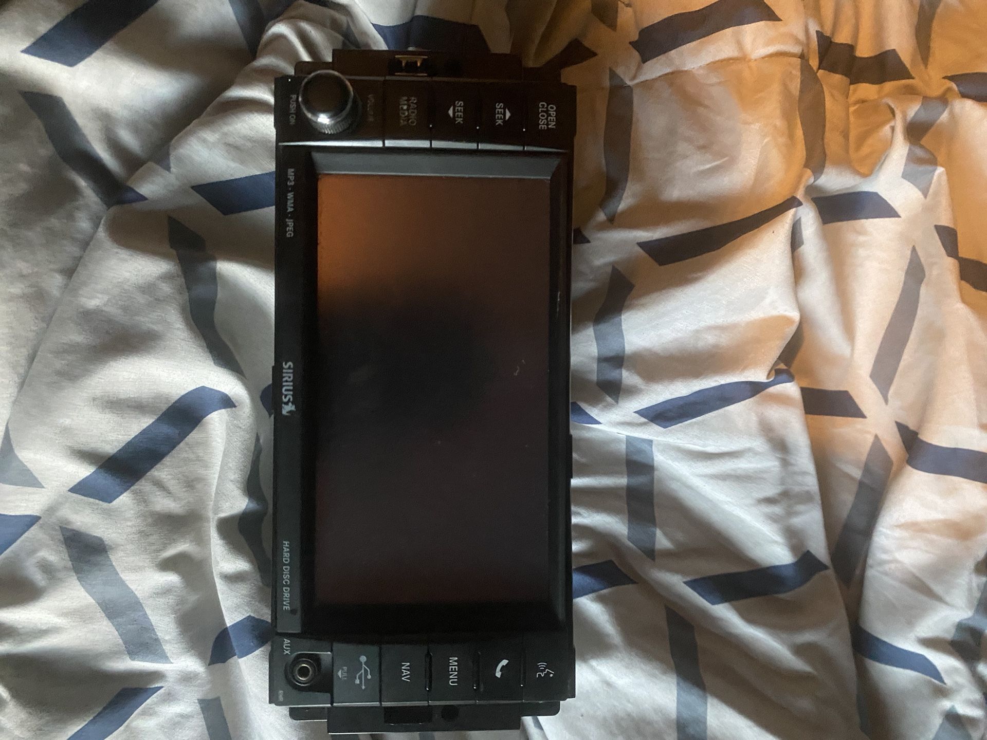 Sirius Touchscreen Radio