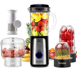 SANGCON 5 in 1 Blender and Food Processor Combo